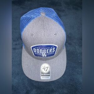 47 Brand Dodgers Blue and Gray Cap